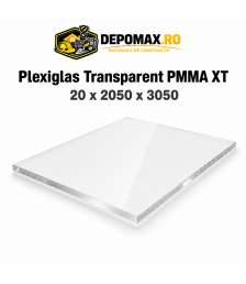 Plexiglas transparent PMMA XT 20 x 2050 x 3050 mm
